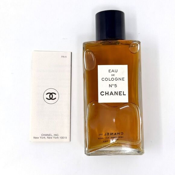 Vintage Chanel No 5 Eau De Cologne New York 4 fl oz with Box & Insert - Picture 3 of 9